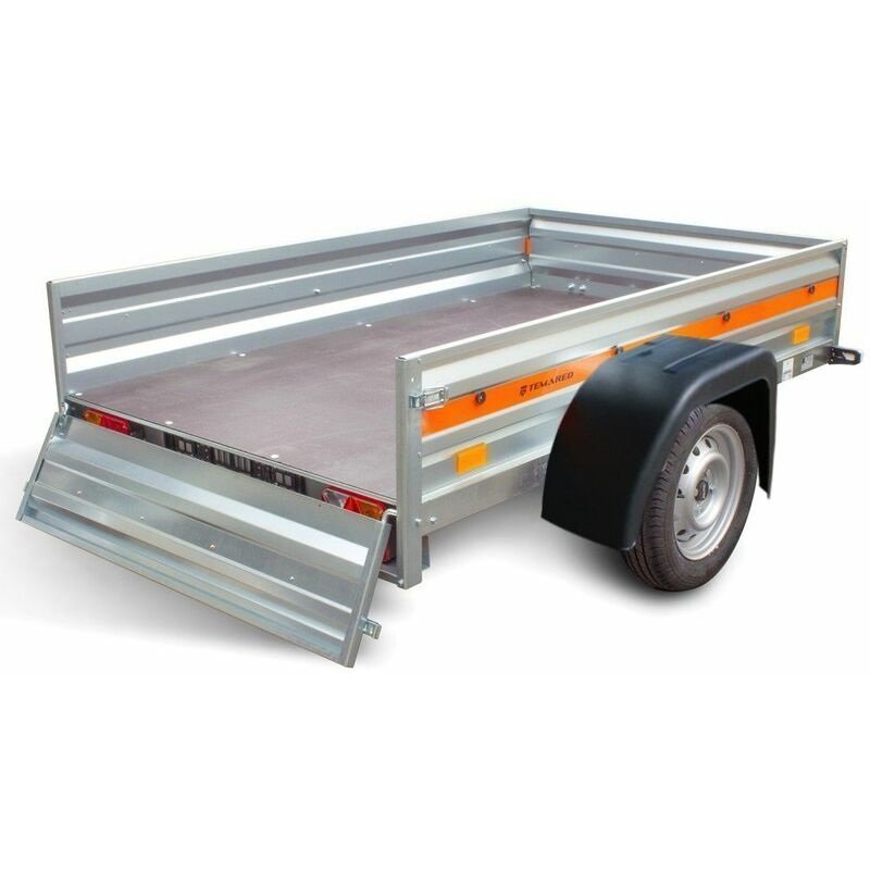 Remorque basculante Tema 205 X 125 cm ECO2012 Gris – Image 3