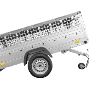 Grande Remorque 230x125 + Bâche Plate + Ridelles + Roue - Garden Trailer 230 Kipp