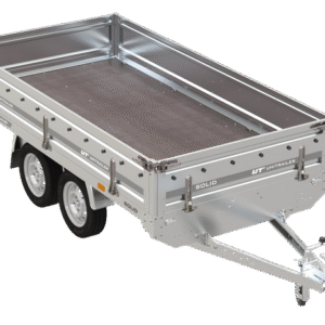 Remorque 2 Essieux 304x153 Unitrailer Solid 300/2 Ptac 750 Kg