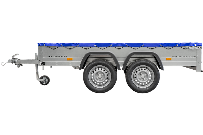 Unitrailer 264/2 Kipp + Roue Jockey + Bâche Plate Bleue – Image 10