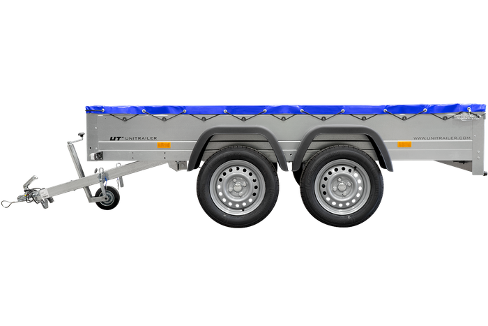 Unitrailer 264/2 Kipp + Roue Jockey + Bâche Plate Bleue – Image 12