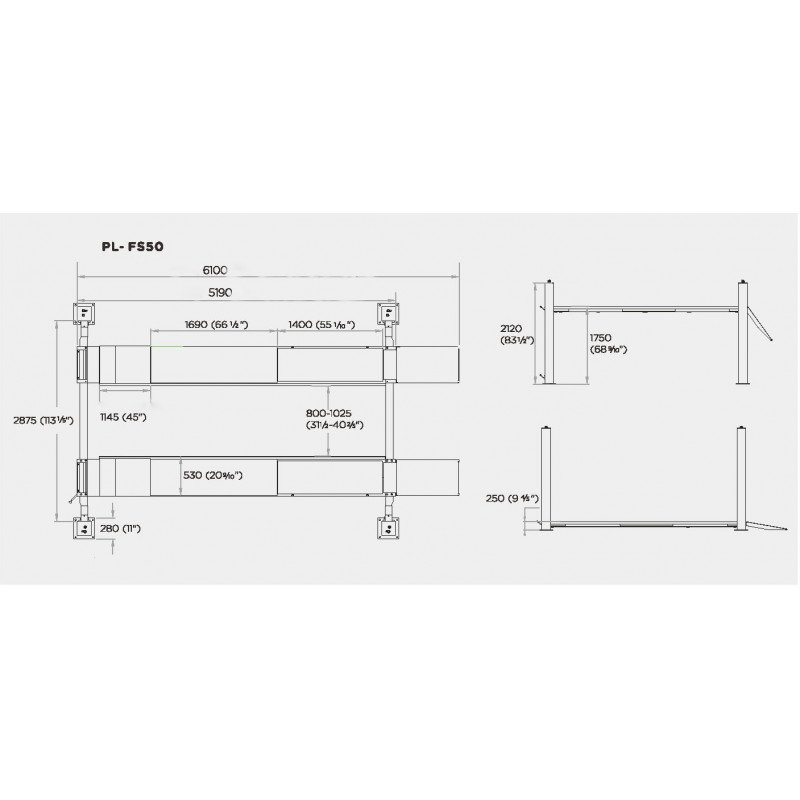 Pont élévateur 4 colonnes avec géométrie 5 t – Image 7