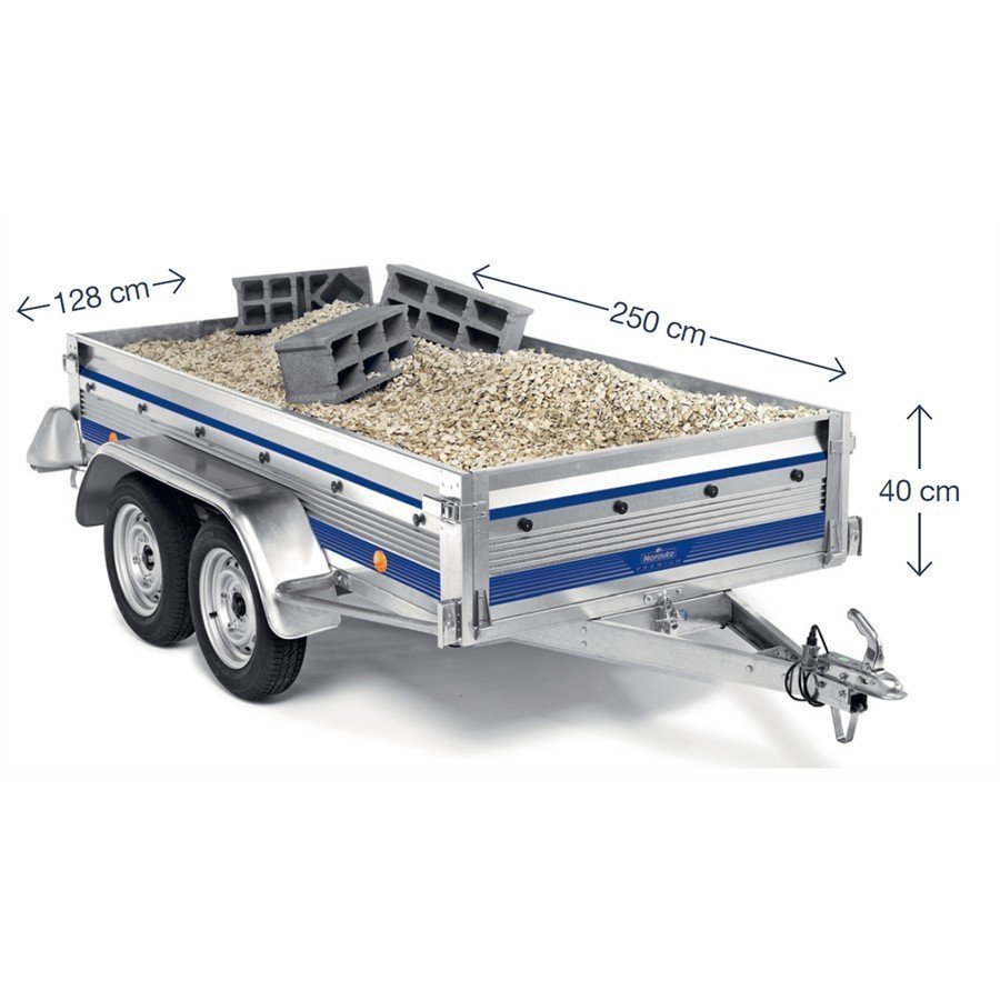 Remorque 2 Essieux 750Kg NorautoPremium 256 – Image 4