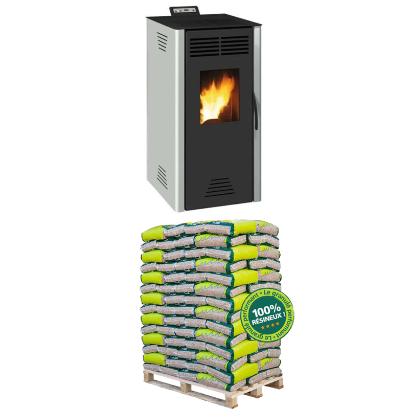 Poêle à Granulés Modulable INVICTA Adrano